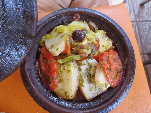 Tajine décoré Safi