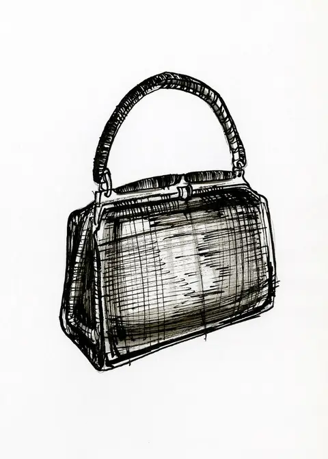Sac à main cuir camel