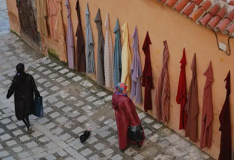 Djellaba femme brodée
