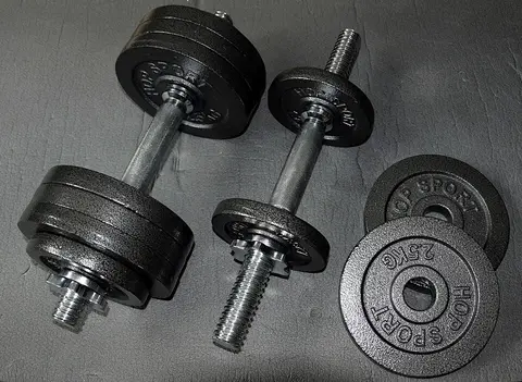 Haltères réglables 2x20 kg