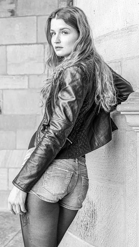 Veste en cuir aviateur XL